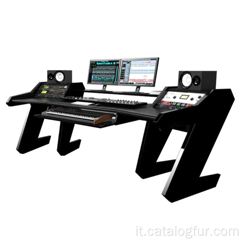mobili per dischi per audio 1603 scrivania audio moderna tavolo audio in legno MDF